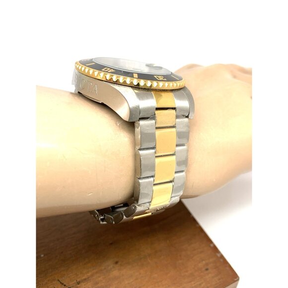 Invicta Men's Watch 36973 Pro Diver Automatic Black Dial Two Tone Steel 44mm - Picture 14 of 16